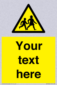 Custom Warning children Sign